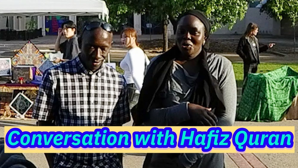 Conversation with Hafiz Quran/BALBOA PARK/حافظ قرآن سے بات چیت